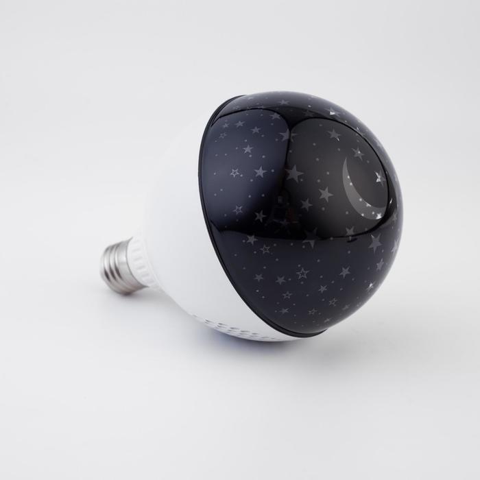 Световой прибор «Праздничная лампа» 11 см, Е27, динамик, пульт ДУ, свечение RGB - фото 1889652656