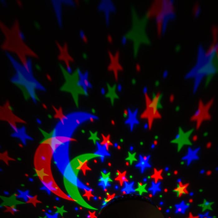 Световой прибор «Праздничная лампа» 11 см, Е27, динамик, пульт ДУ, свечение RGB - фото 1889652659
