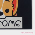 Коврик влаговпитывающий придверный Доляна «Корги», без окантовки, 39×59 см - фото 24507478