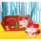 Подарочный набор «Веселья в новом году»: конфеты 120 г., носки размер: 35–42 - фото 10904514