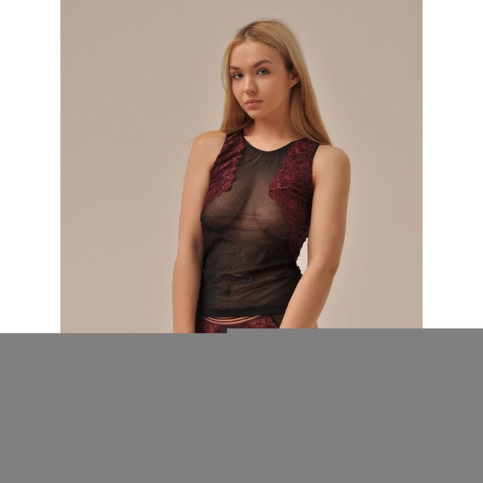 Комплект белья женский Coordinato donna, размер M, цвет bordeaux