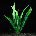 Растение искусственное аквариумное, 4 х 20 см, зелёное - фото 318659483
