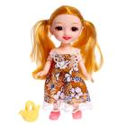 Кукла модная шарнирная «Сонечка» в платье, с аксессуаром, МИКС - фото 16315259
