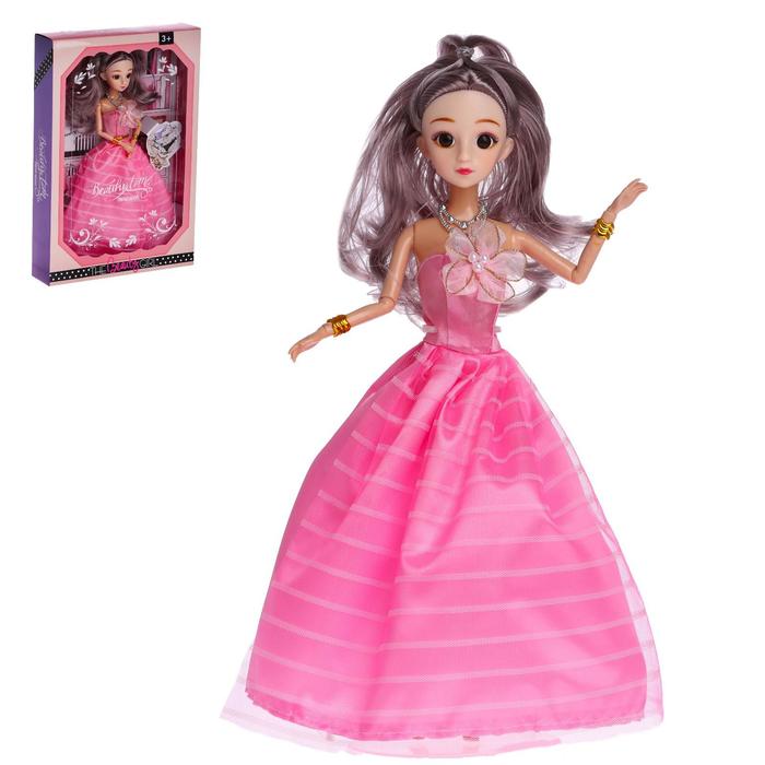 Кукла модная шарнирная «Эмми» в пышном платье МИКС