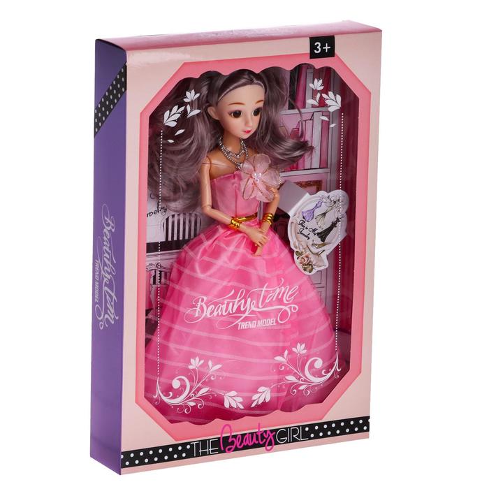 Кукла модная шарнирная «Эмми» в пышном платье МИКС 51143