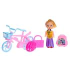 Кукла малышка «Катя» с велосипедом и аксессуарами МИКС - фото 9398206