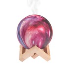 Увлажнитель-ночник Luazon HM-5, ультразвуковой "Планета", 2 Вт, 0.8 л, от USB - Фото 3