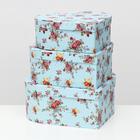 Набор коробок 3 в 1 "Сердца", 28.5 x 26 x 11 - 23.5 x 21 x 8.5 см - Фото 2