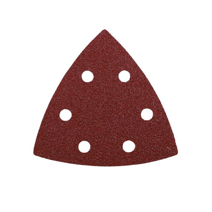 Треугольник шлифовальный KWB DELTA, 93х93х93 мм, К60, оксид алюминия, липучка, 5 шт