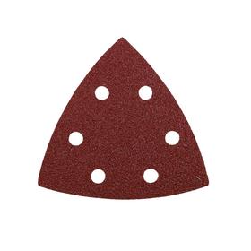 Треугольник шлифовальный KWB DELTA, 93х93х93 мм, К120, оксид алюминия, липучка, 5 шт Ош