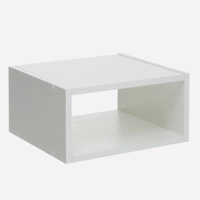 Стеллаж №2 DICE CUBE 1/2 секция, 360х180х320, Белый - Фото 1