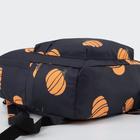 Рюкзак, отдел на молнии, наружный карман, цвет чёрный, «Тыквы» - Фото 3