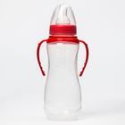 Бутылочка для кормления, классическое горло, 250 мл., от 0 мес., приталенная, с ручками, цвет МИКС - Фото 2