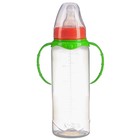 Бутылочка для кормления, классическое горло, 250 мл., от 3 мес., цилиндр, с ручками, цвет МИКС - Фото 8