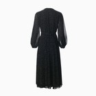 Платье женское с поясом MIST миди, размер 44, чёрный - Фото 9