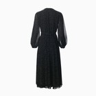 Платье женское с поясом MIST миди, размер 48, чёрный - Фото 10