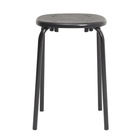 Табурет пластиковый Nika «ТП02/Ч», цвет чёрный - Фото 3