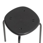 Табурет пластиковый Nika «ТП02/Ч», цвет чёрный - Фото 4