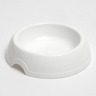 Миска для кошек и собак 14.5×3 см, 0.2 л, белая - Фото 2