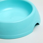 Миска для кошек и собак 200 мл, 14.5×3 см, голубой - Фото 4