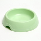 Миска для кошек и собак 14.5×3 см, 0.2 л, светло-зеленый - Фото 2