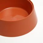 Миска 14,5 х 4,7 см, 0,3 л, коричневый - Фото 3