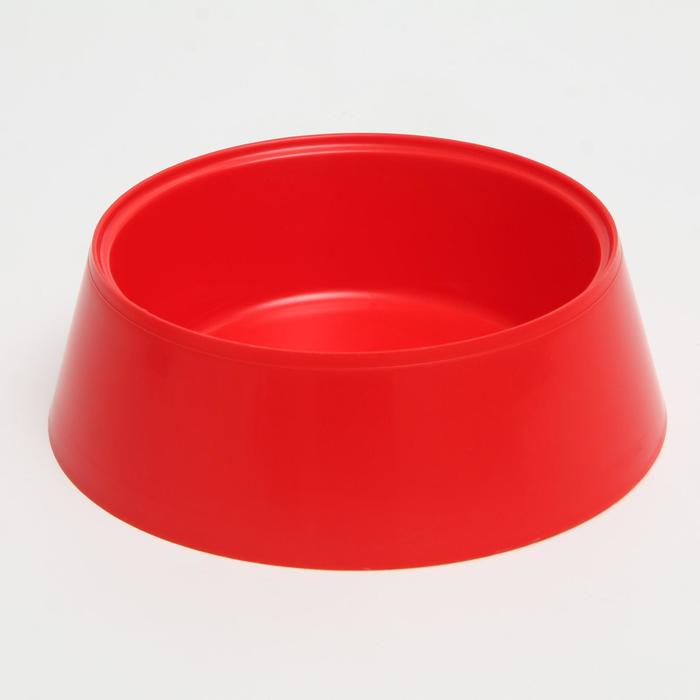 Миска 14,5 х 4,7 см, 0,3 л, красный - Фото 1
