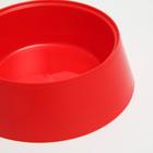 Миска 14,5 х 4,7 см, 0,3 л, красный - Фото 3