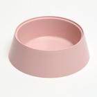 Миска 14,5 х 4,7 см, 0,3 л, розовый - Фото 1