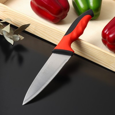 Нож-шеф Доляна Bull, лезвие 15 см, красный