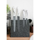 Нож кухонный универсальный Доляна «Мрамор», лезвие 12,5 см - фото 42612821