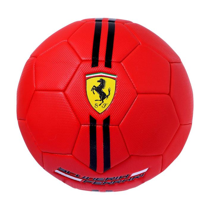 Мяч футбольный FERRARI р.5, цвет красный - Фото 1