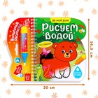 Книжка-раскраска многоразовая «Рисуем водой. Где мой дом?», 10 стр. - Фото 2