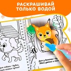 Книжка-раскраска многоразовая «Рисуем водой. Где мой дом?», 10 стр. - Фото 5