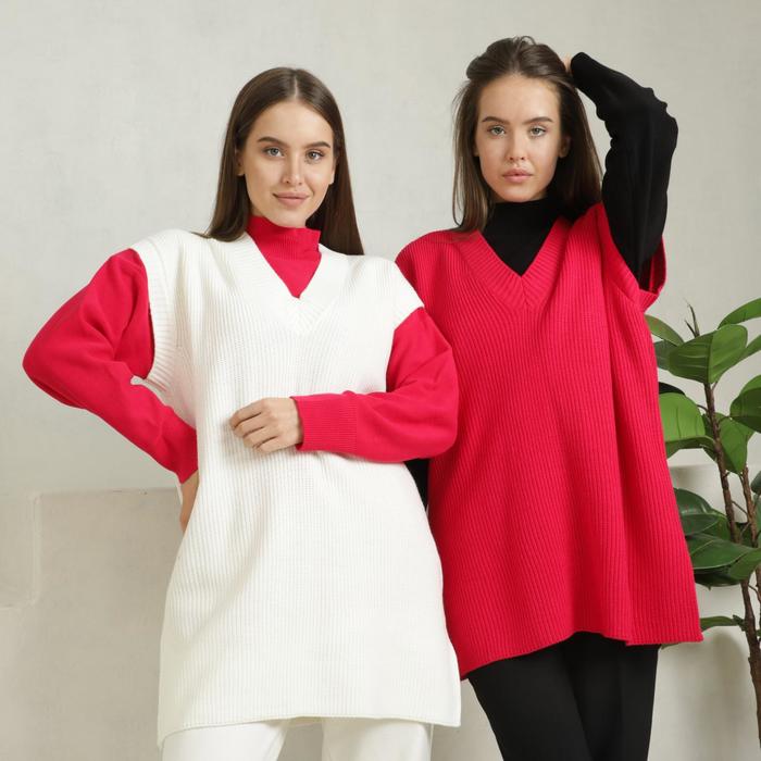 Жилет женский SL, 42-44, белый 51155