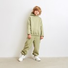 Брюки детские MINAKU: Basic Line KIDS цвет оливковый, рост 104 - Фото 3