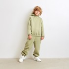 Брюки детские MINAKU: Basic Line KIDS цвет оливковый, рост 110 7011801 - фото 9399130