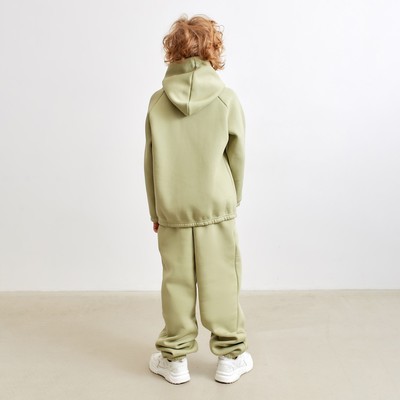 Брюки детские MINAKU: Basic Line KIDS, размер 32 (116-122), оливковые