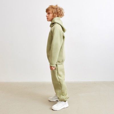 Брюки детские MINAKU: Basic Line KIDS, размер 38 (146-152), оливковые