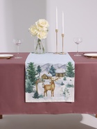 Дорожка новогодняя на стол «Этель» Forest animals 40×147 ± 5 см, 100% хл, саржа 190 г/м² - Фото 1