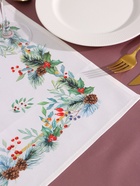 Дорожка новогодняя на стол «Этель» Christmas bells 30×70±5 см, 100% хл, саржа 190 г/м² - Фото 6