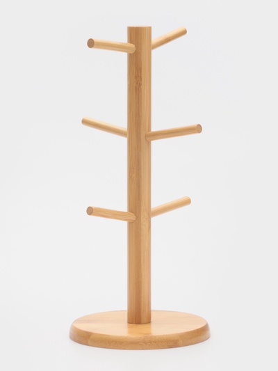 Держатель для кружек BellaTenero Bamboo, 14.5×32 см, бамбук