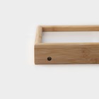 Поднос для завтрака с ножками Доляна, 46.5×25 см, бамбук - Фото 5