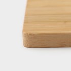 Набор для подачи сыра Доляна Cheese, 3 ножа, доска 38×18,5 см, бамбук - фото 9964354