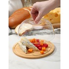 Блюдо для подачи с крышкой Доляна, d=19 см, бамбук - Фото 2