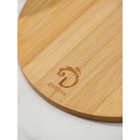 Блюдо для подачи с крышкой Доляна, d=19 см, бамбук - Фото 4