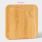 Блюдо для подачи Доляна «Бамбук», 16×16 см, квадратное, бамбук - Фото 2