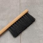 Щётка-смётка техническая, 29×2.5×1.6 см, двухрядная, 22 пучка, бук, кокосовое волокно чёрное - Фото 2