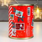 Копилка-банка металл "Новогодний подарок от Деда Мороза" - фото 24548628