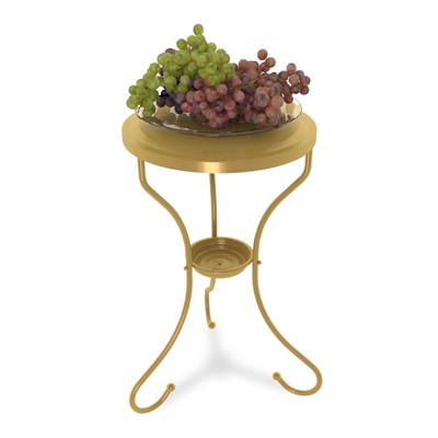 Столик журнальный, 470х470х600, Золото